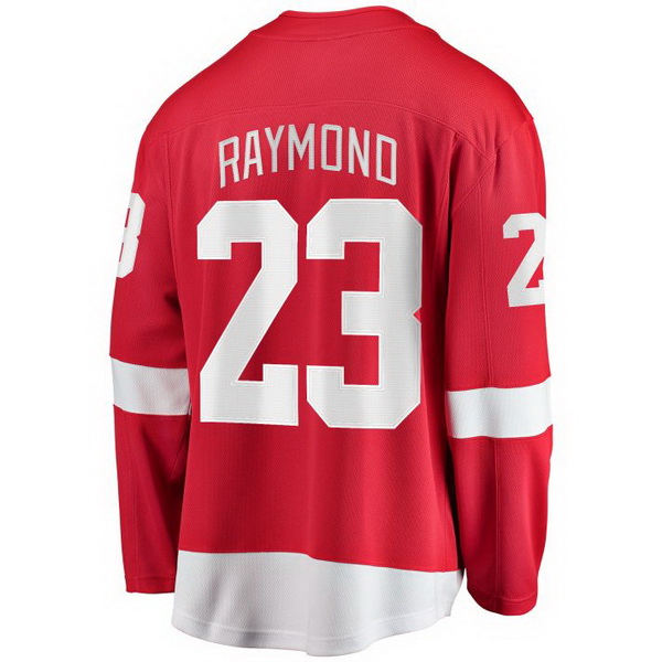 Lucas Raymond Home #23 Red Men's Hockey Jersey