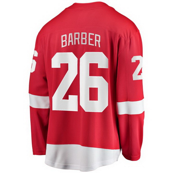 Riley Barber Home #26 Red Men's Hockey Jersey