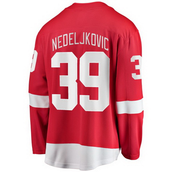 Alex Nedeljkovic Home #39 Red Men's Hockey Jersey