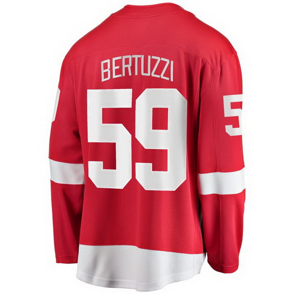 Tyler Bertuzzi Home #59 Red Men's Hockey Jersey