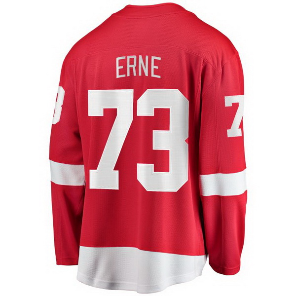 Adam Erne Home #73 Red Men's Hockey Jersey