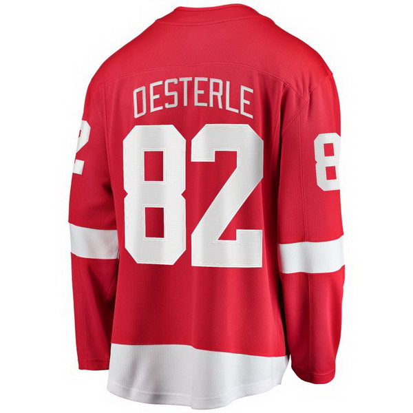 Jordan Oesterle Home #82 Red Men's Hockey Jersey