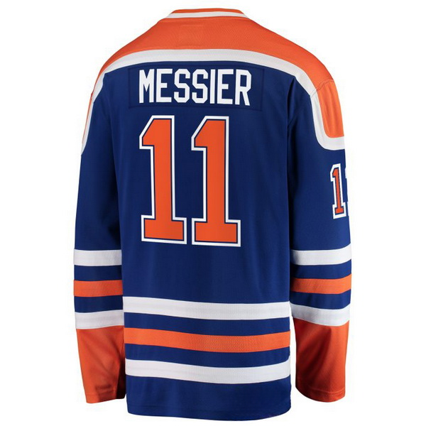 Mark Messier Home #11 Blue Men's Vintage Hockey Jersey