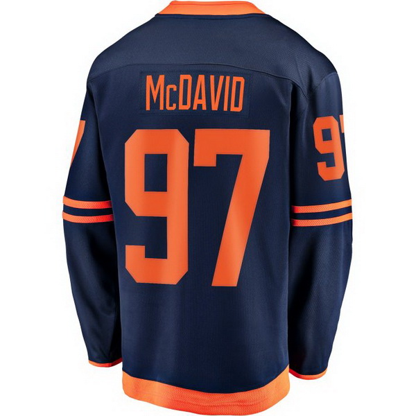 Connor Mcdavid Alternate #97 Navy Men's Hockey Jersey