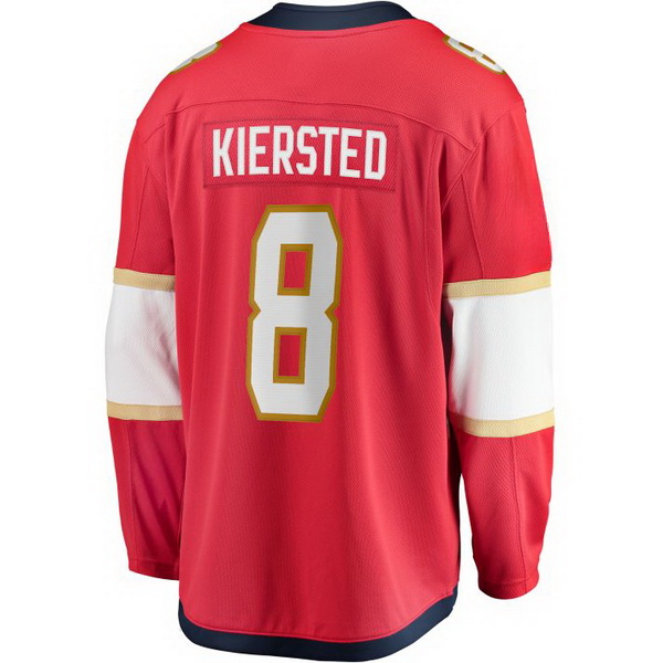 Matt Kiersted Home #8 Red Men's Stitched Hockey Jersey