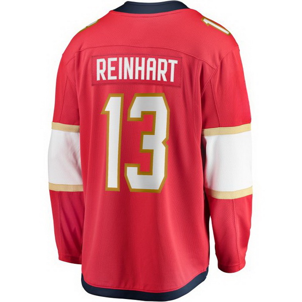 Sam Reinhart Home #13 Red Men's Hockey Jersey