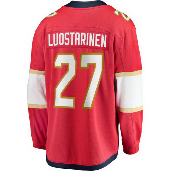 Eetu Luostarinen Home #27 Red Men's Hockey Jersey