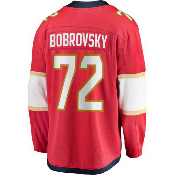 Sergei Bobrovsky Home #72 Red Men's Hockey Jersey