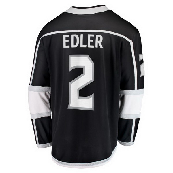 Alexander Edler Home #2 Black Men's Hockey Jersey