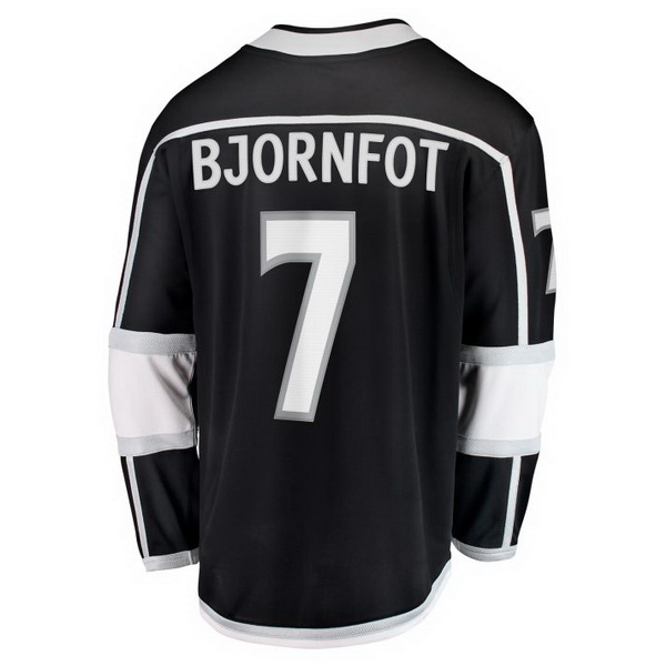 Tobias Bjornfot Home #7 Black Men's Hockey Jersey