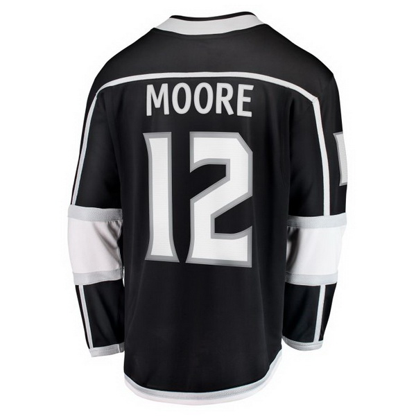 Trevor Moore Home #12 Black Men's Hockey Jersey