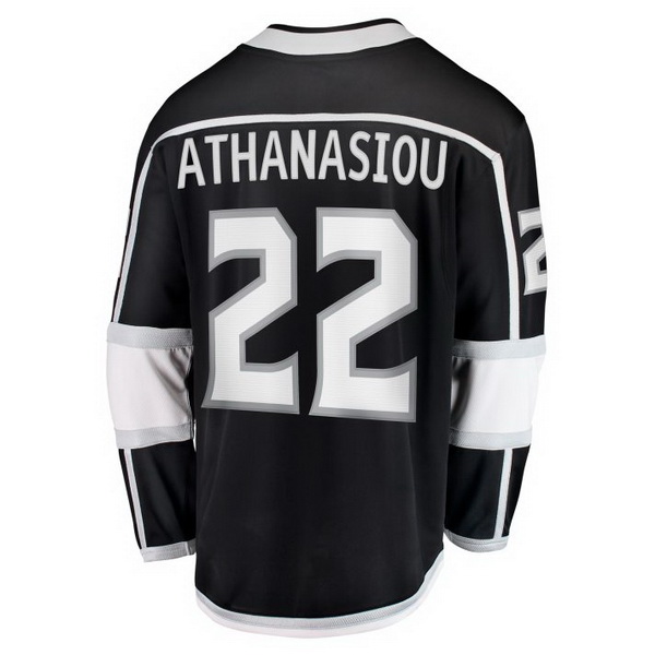 Andreas Athanasiou Home #22 Black Men's Hockey Jersey