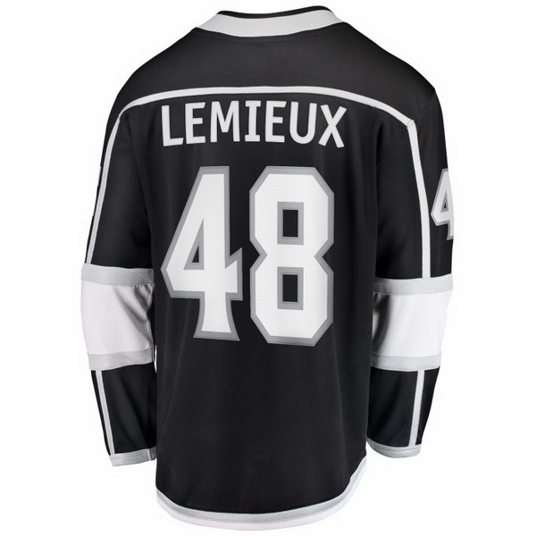 Brendan Lemieux Home #48 Black Men's Hockey Jersey