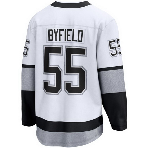 Quinton Byfield Alternate #55 White Men's Hockey Jersey