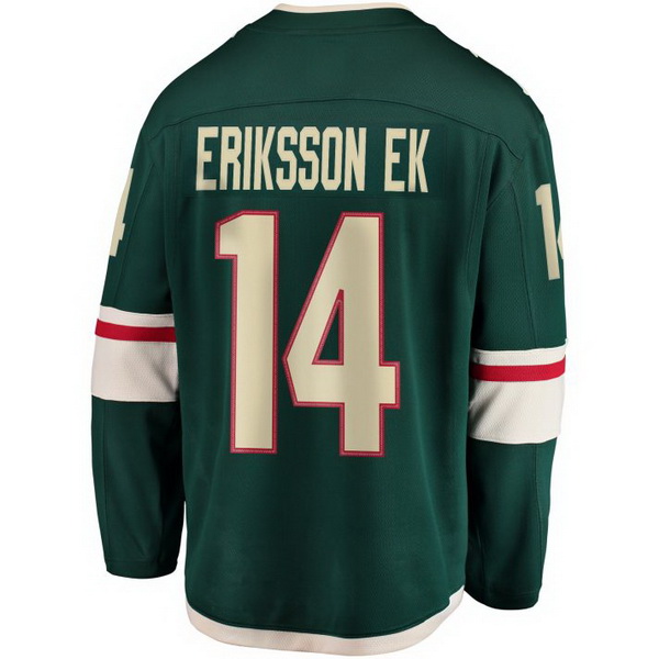 Joel Eriksson Home #14 Green Men's Hockey Jersey