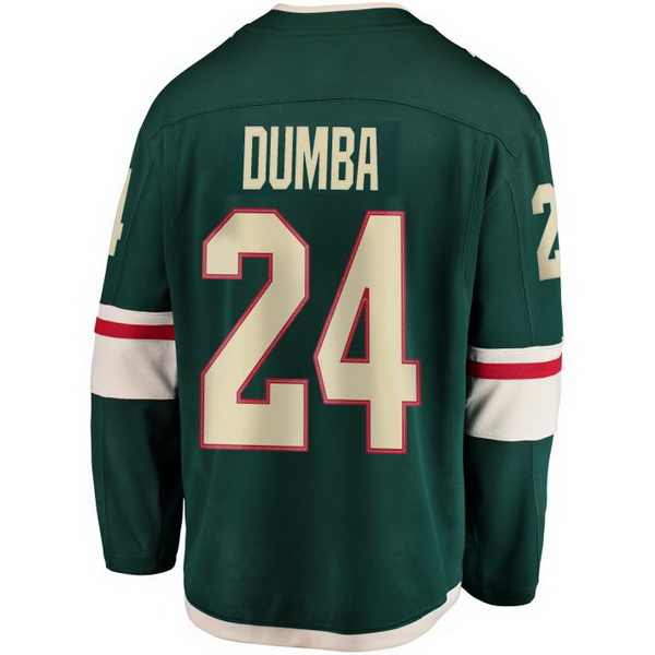 Matt Dumba Home #24 Green Men's Hockey Jersey