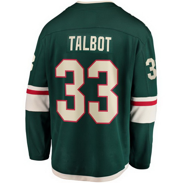 Cam Talbot Home #33 Green Men's Hockey Jersey