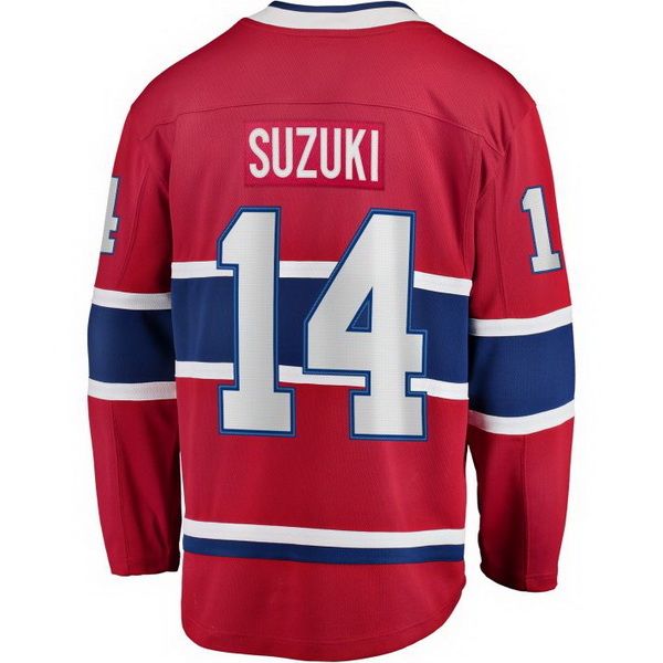 Nick Suzuki Home #14 Red Men's Hockey Jersey