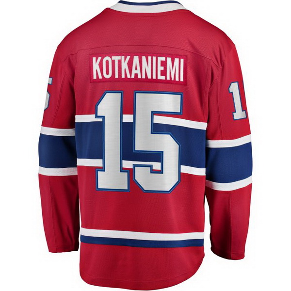 Jesperi Kotkaniemi Home #15 Red Men's Hockey Jersey