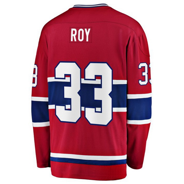 Patrick Roy Home #33 Red Men's Hockey Jersey