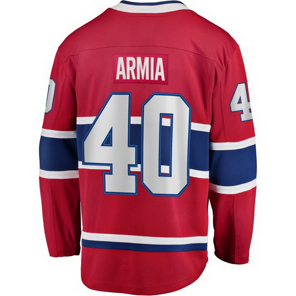 Joel Armia Home #40 Red Men's Hockey Jersey