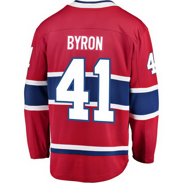 Paul Byron Home #41 Red Men's Hockey Jersey