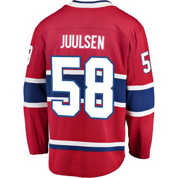 Noah Juulsen Home #58 Red Men's Hockey Jersey