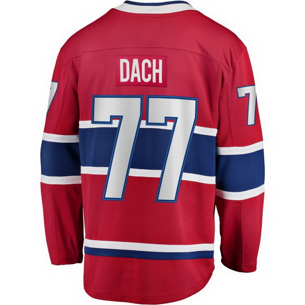 Kirby Dach Home #77 Red Men's Hockey Jersey