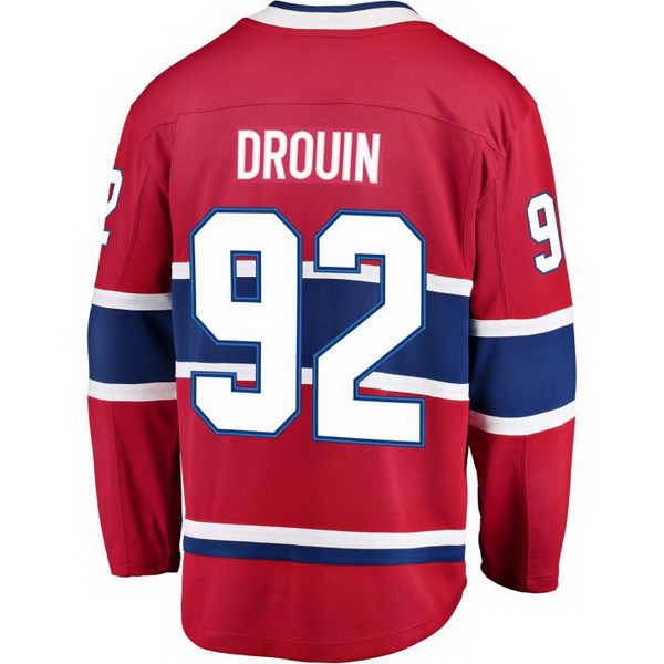 Jonathan Drouin Home #92 Red Men's Hockey Jersey