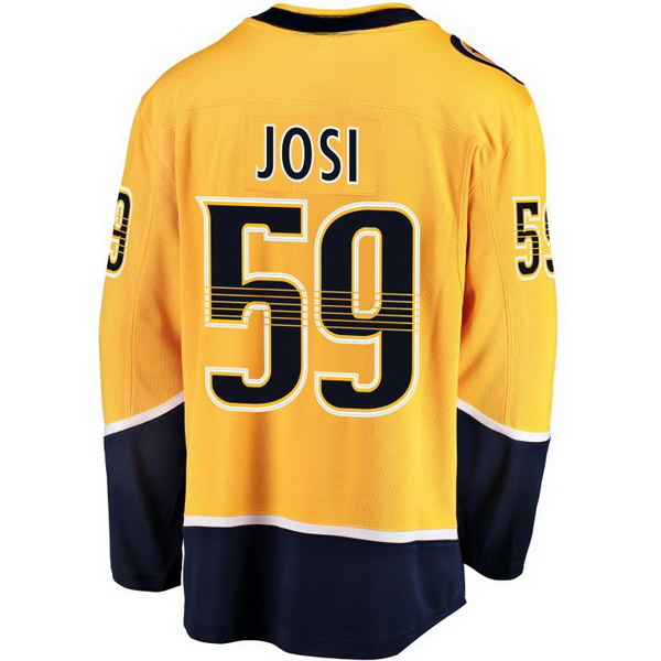 Roman Josi Home #59 Gold Men's Hockey Jersey