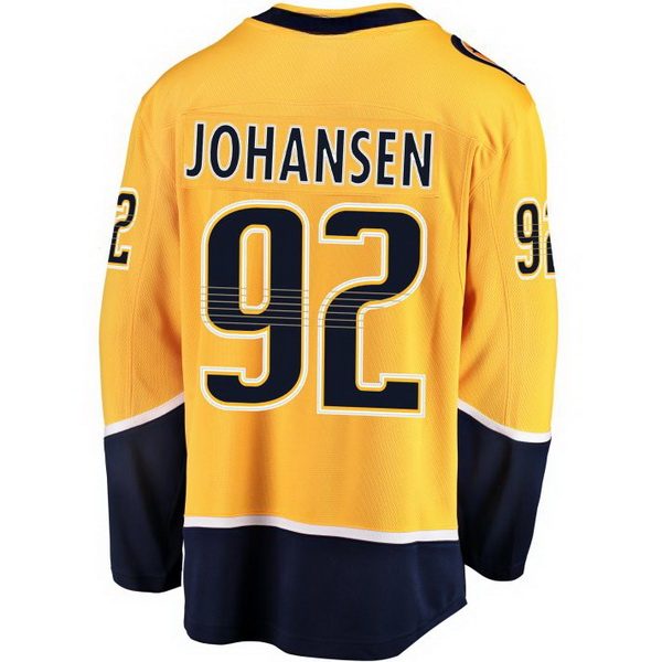 Ryan Johansen Home #92 Gold Men's Hockey Jersey