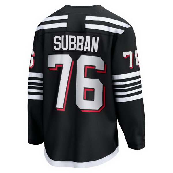 P.K. Subban Alternate #76 Black Men's Hockey Jersey