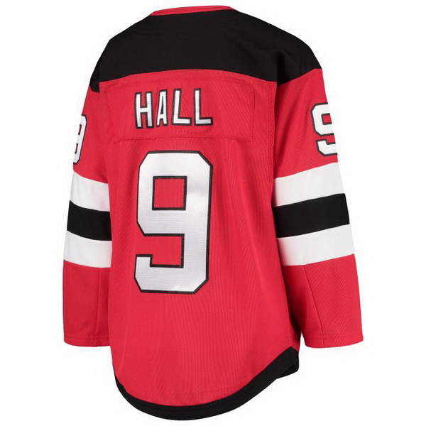 Taylor Hall Home #9 Red Men's Hockey Jersey