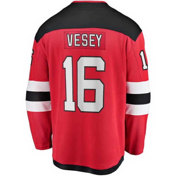 Jimmy Vesey Home #16 Red Men's Hockey Jersey