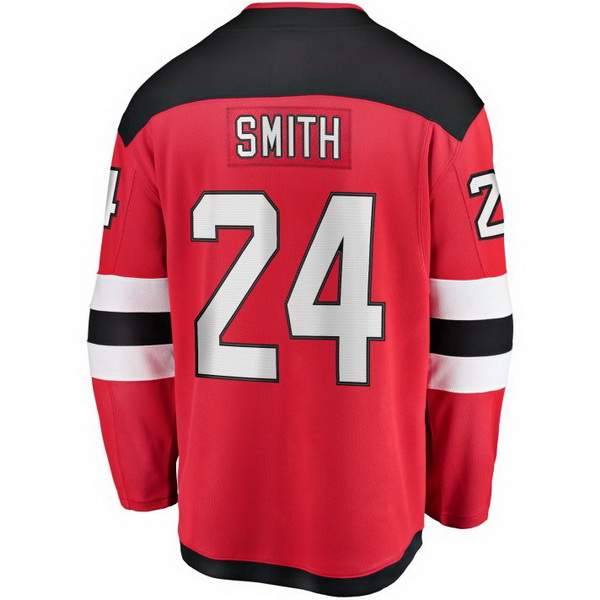 Ty Smith Home #24 Red Men's Hockey Jersey