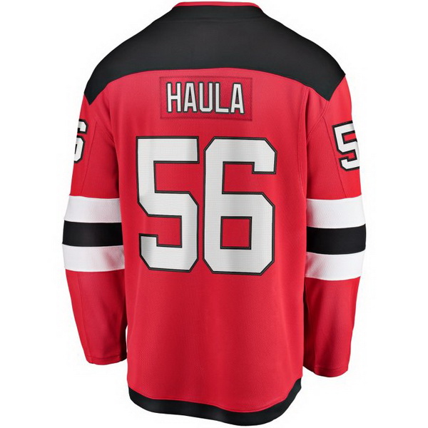 Erik Haula Home #56 Red Men's Hockey Jersey