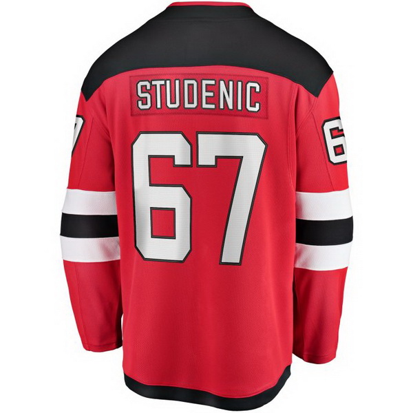 Marian Studenic Home #67 Red Men's Hockey Jersey