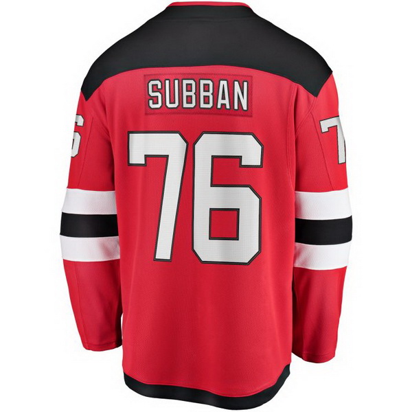 P.K. Subban Home #76 Red Men's Hockey Jersey