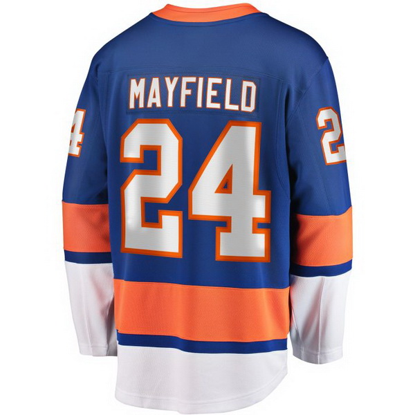 Scott Mayfield Home #24 Blue Men's Hockey Jersey