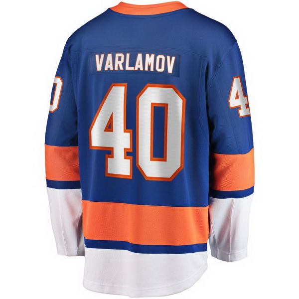 Semyon Varlamov Home #40 Blue Men's Hockey Jersey