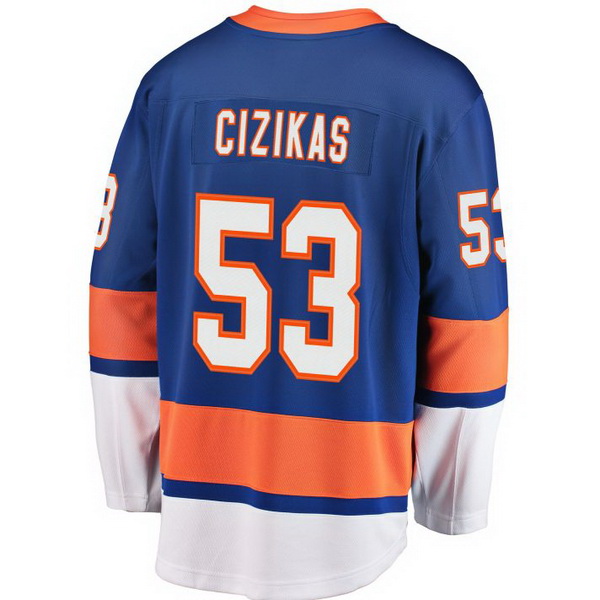 Casey Cizikas Home #53 Blue Men's Hockey Jersey