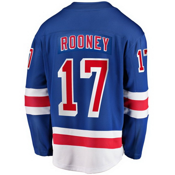 Kevin Rooney Home #17 Blue Men's Hockey Jersey