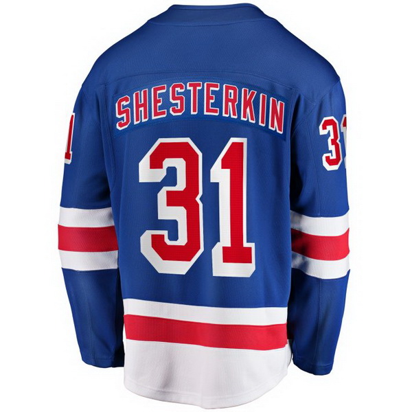 Igor Shesterkin Home #31 Blue Men's Hockey Jersey