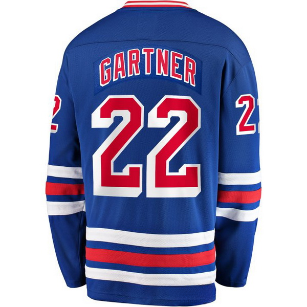 Mike Gartner Home #22 Blue Men's Hockey Jersey