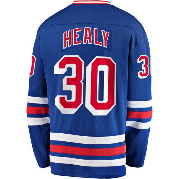 Glenn Healy Home #30 Blue Men's Hockey Jersey