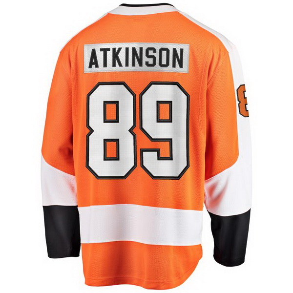 Cam Atkinson Home #89 Orange Men's Hockey Jersey