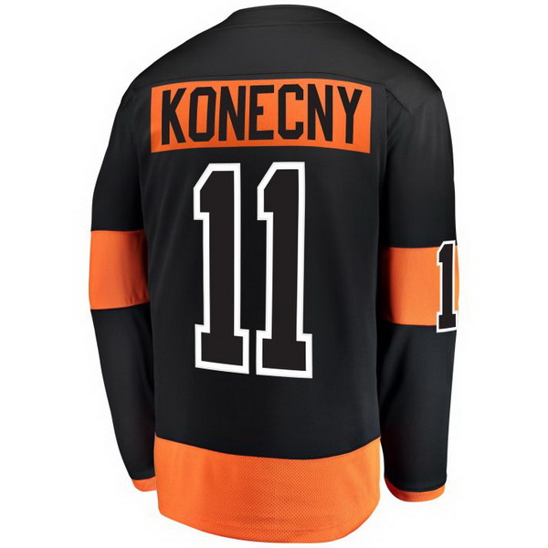 Travis Konecny Alternate #11 Black Men's Hockey Jersey