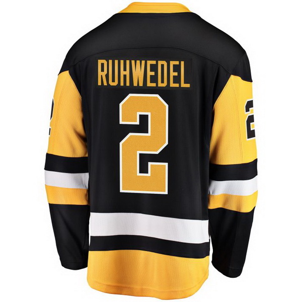 Chad Ruhwedel Home #2 Black Men's Hockey Jersey