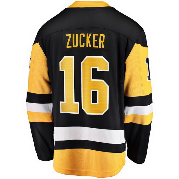 Jason Zucker Home #16 Black Men's Hockey Jersey