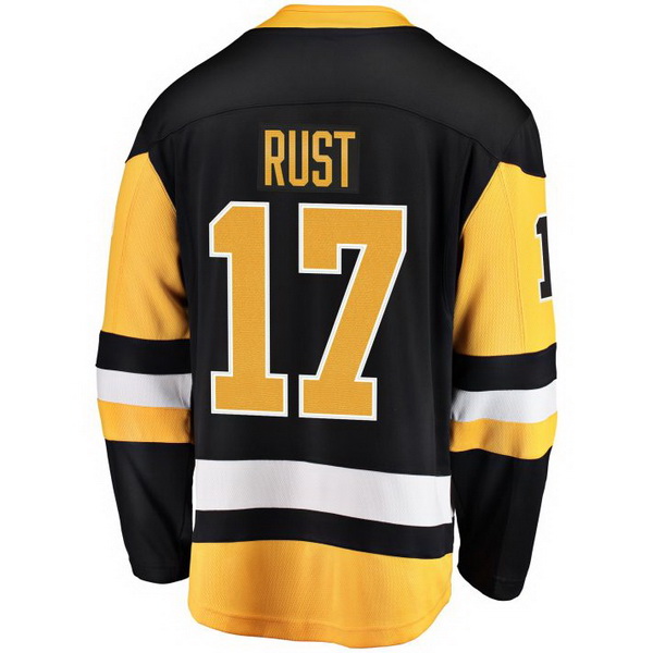 Bryan Rust Home #17 Black Men's Hockey Jersey